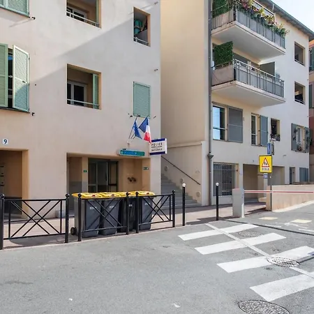 #45 Quiet Chic 5mins Walk To Port And Ac Wifi Appartement